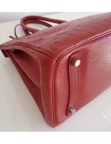 Sac Hermes Birkin 30 autruche