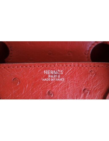 Sac Hermes Birkin 30 autruche