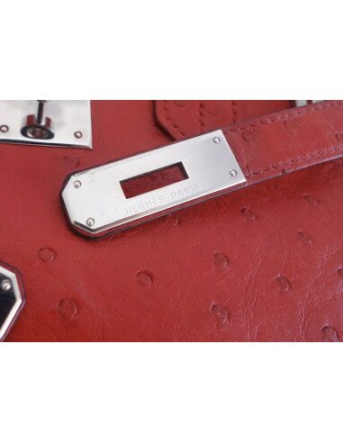 Sac Hermes Birkin 30 autruche