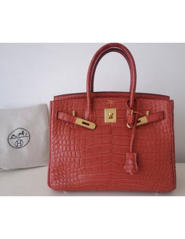 Sac Hermes Birkin 30 alligator