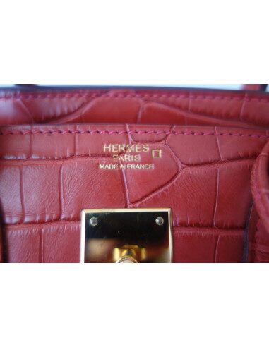 Sac Hermes Birkin 30 alligator