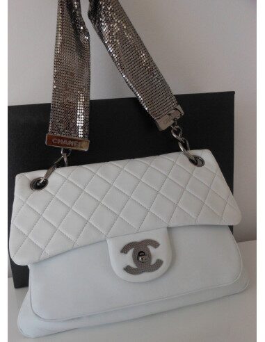 SAC CHANEL TIMELESS BLANC 