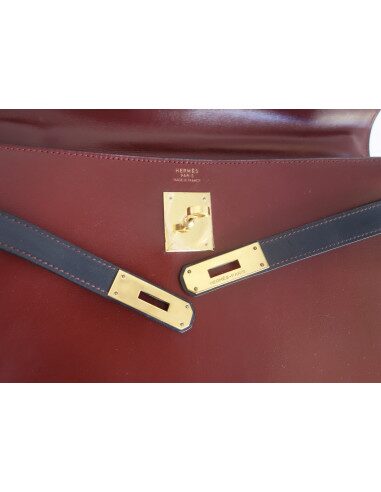Sac Hermes Kelly 32 tricolore