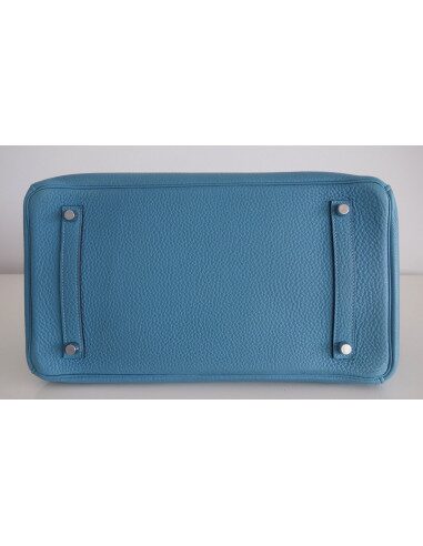Sac Hermes Birkin 35 bleu
