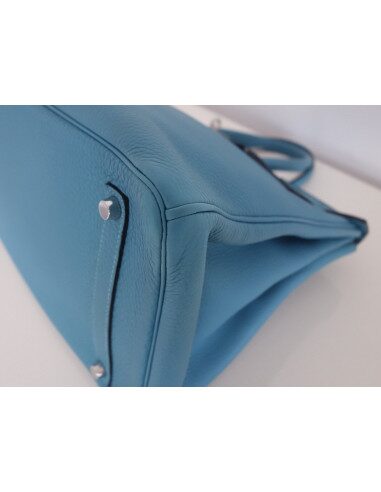 Sac Hermes Birkin 35 bleu