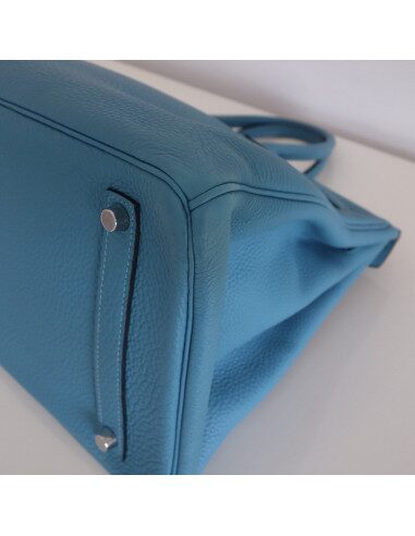 Sac Hermes Birkin 35 bleu