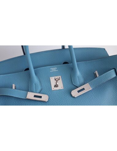 Sac Hermes Birkin 35 bleu