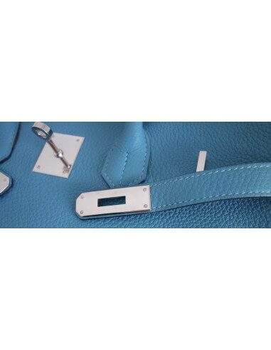 Sac Hermes Birkin 35 bleu