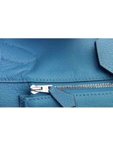 Sac Hermes Birkin 35 bleu