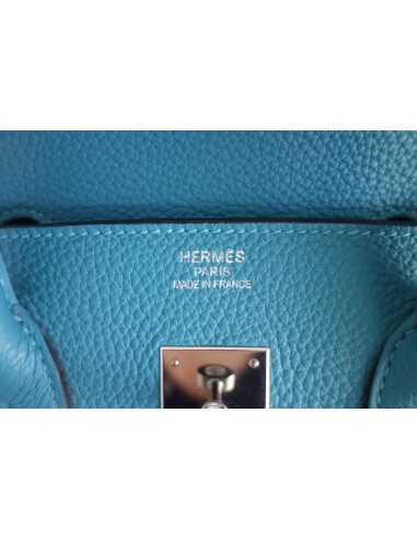 Sac Hermes Birkin 35 bleu