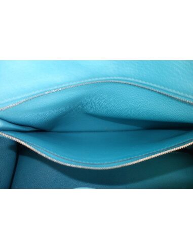 Sac Hermes Birkin 35 bleu