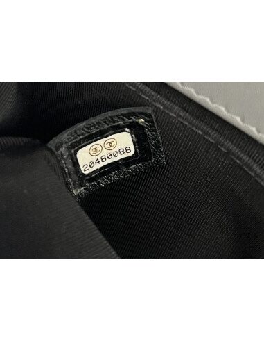 sac Chanel Boy gris