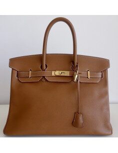 Sac Hermes Birkin 35 gold