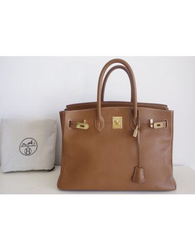 Sac Hermes Birkin 35 gold