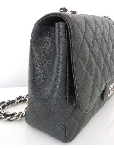 SAC CHANEL TIMELESS GRAND MODELE NOIR CAVIAR