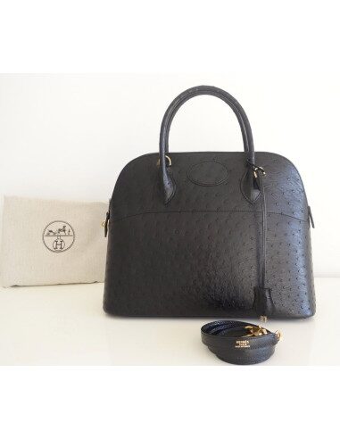 Sac Hermès Bolide 35 autruche