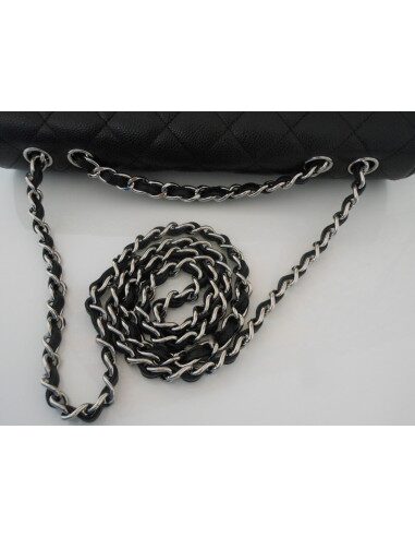 SAC CHANEL TIMELESS GRAND MODELE NOIR CAVIAR