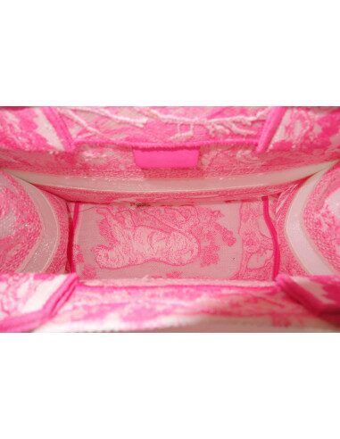 Sac Dior Book Tote fluo rose