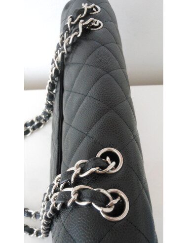 SAC CHANEL TIMELESS GRAND MODELE NOIR CAVIAR