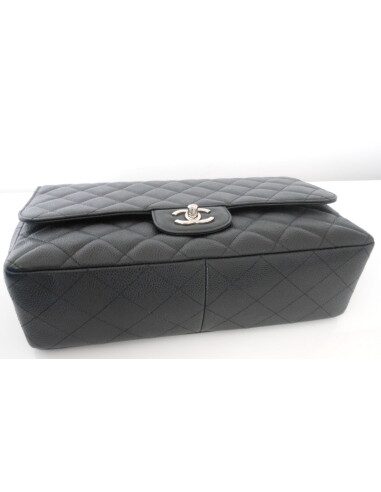SAC CHANEL TIMELESS GRAND MODELE NOIR CAVIAR