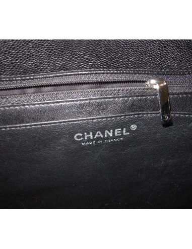 SAC CHANEL TIMELESS GRAND MODELE NOIR CAVIAR
