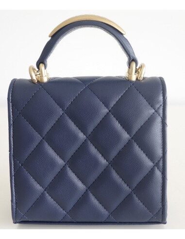 Mini Sac Chanel Classique bleu marine