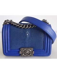 Sac mini Boy Chanel galuchat