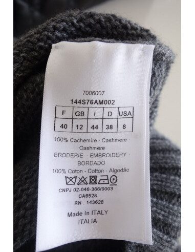 Pull cachemire gris Dior 2022