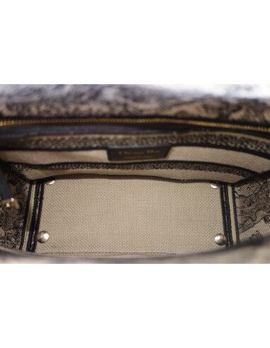 Sac Lady Dior D'Lite toile de Jouy