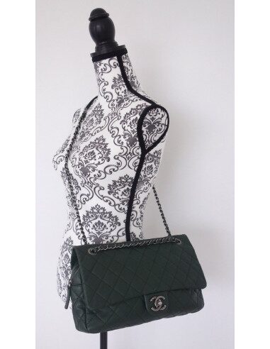 Sac Chanel Classique vert