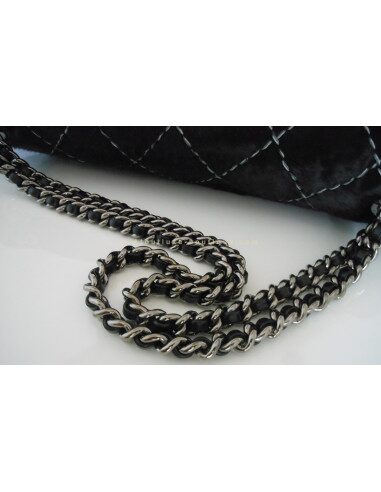 SAC CHANEL TIMELESS JUMBO - POULAIN NOIR