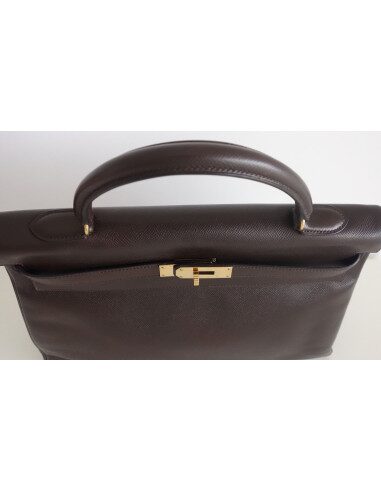 Sac Hermes Kelly 35 marron