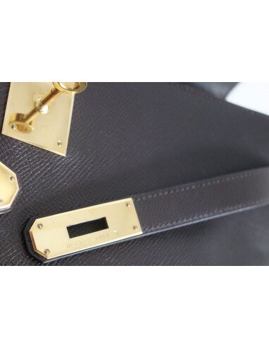 Sac Hermes Kelly 35 marron