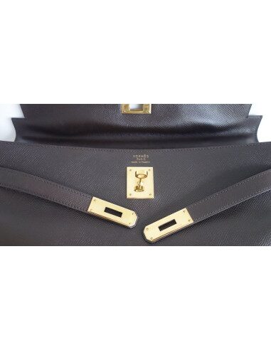 Sac Hermes Kelly 35 marron