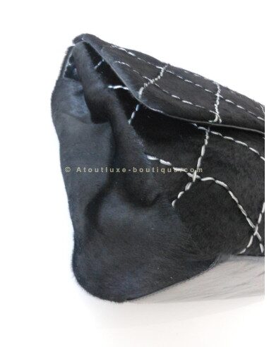 SAC CHANEL TIMELESS JUMBO - POULAIN NOIR