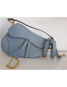 Sac Dior Saddle cuir bleu horizon 2