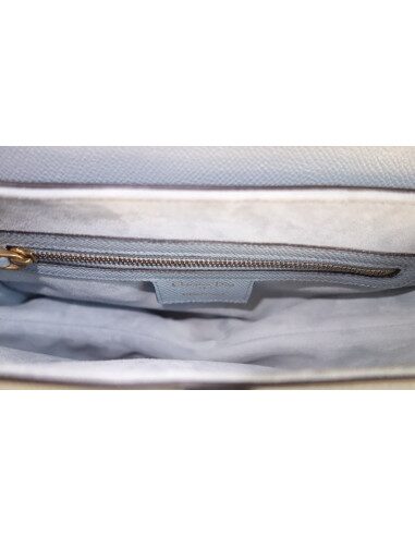 Sac Dior Saddle cuir bleu horizon