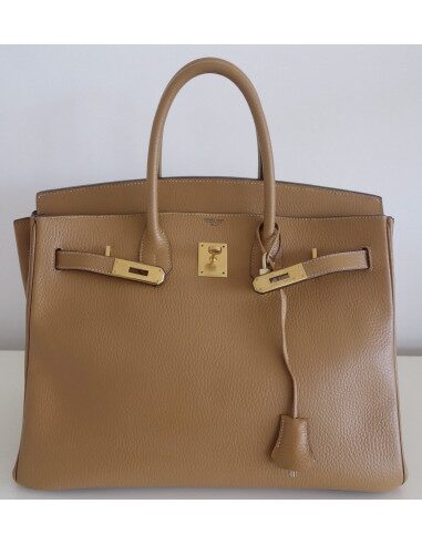 Sac Hermes Birkin gold 35