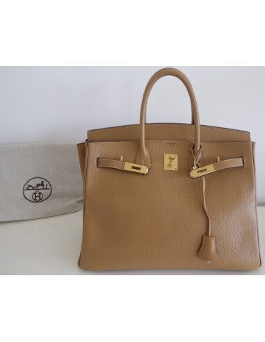 Sac Hermes Birkin gold 35