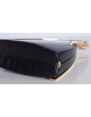 Minaudière Lalique crocodile