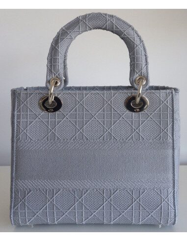 Sac Lady Dior D'Lite gris