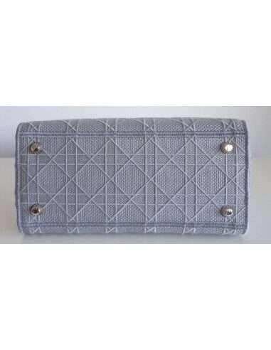 Sac Lady Dior D'Lite gris