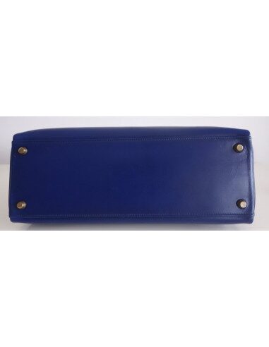 Sac Hermes Kelly bleu roi