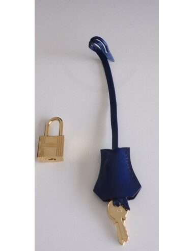 Sac Hermes Kelly bleu roi