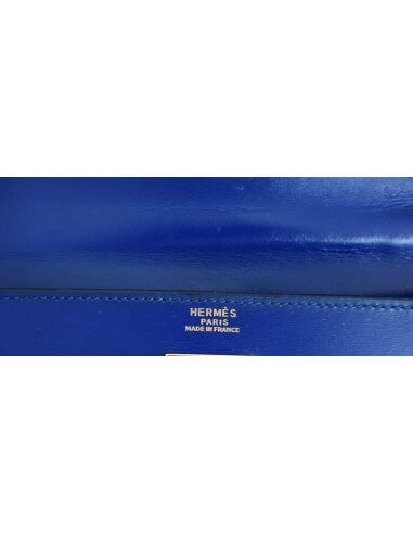 Sac Hermes Kelly bleu roi