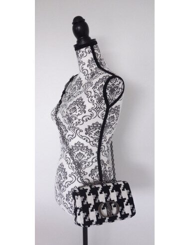 Sac Dior Caro pied de poule
