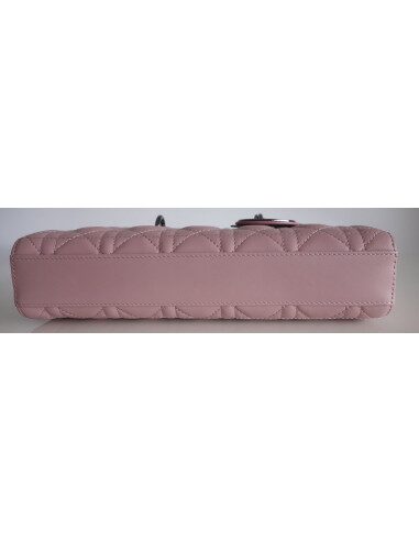 Sac Lady D-Joy cuir vieux rose