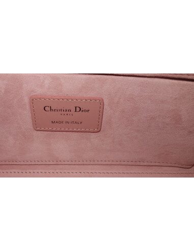 Sac Lady D-Joy cuir vieux rose