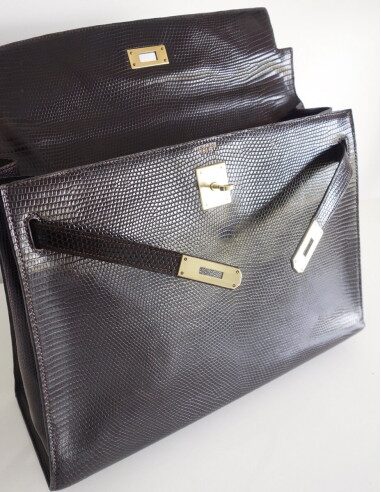 Sac Hermes Kelly 35 lézard