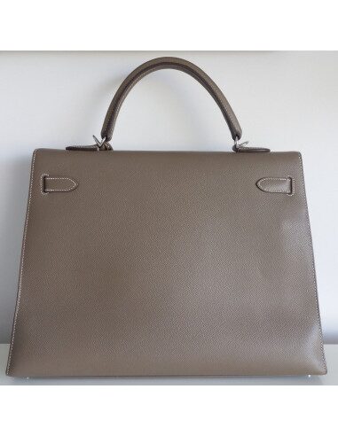 Sac Hermes Kelly 35 étoupe